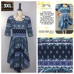 Honey and Lace Retired Balboa Dress - Size 3XL